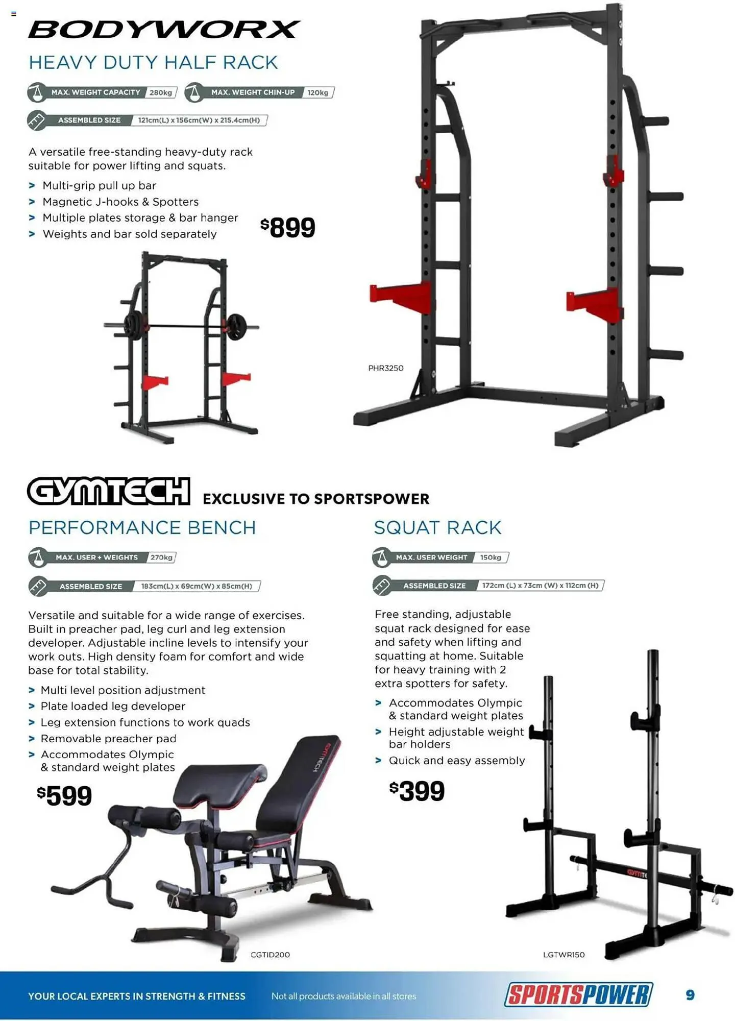 Sportspower catalogue - Catalogue valid from 24 April to 31 December 2025 - page 9