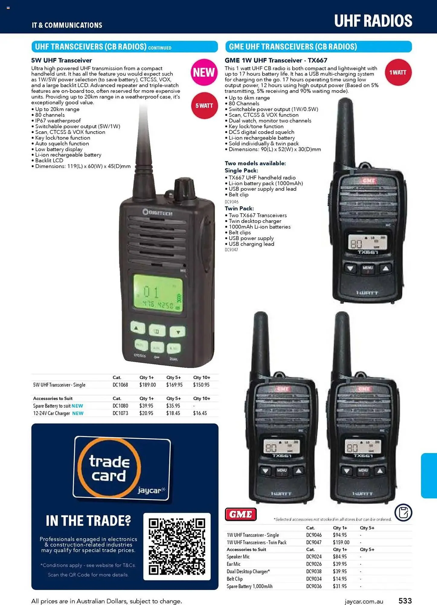 Jaycar Electronics catalogue - Catalogue valid from 8 July to 9 July 2026 - page 533