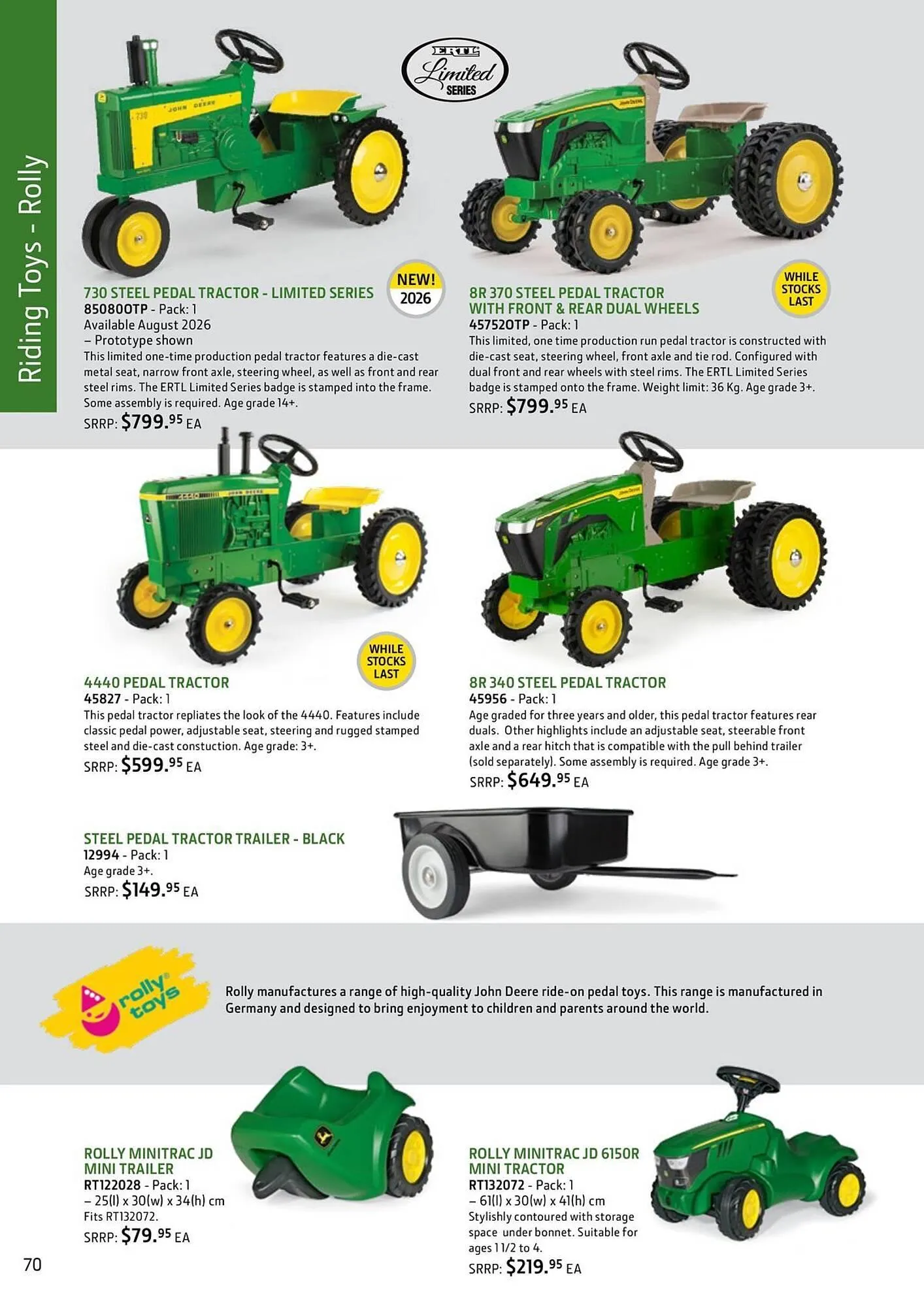 John Deere catalogue - Catalogue valid from 24 February to 31 December 2026 - page 70