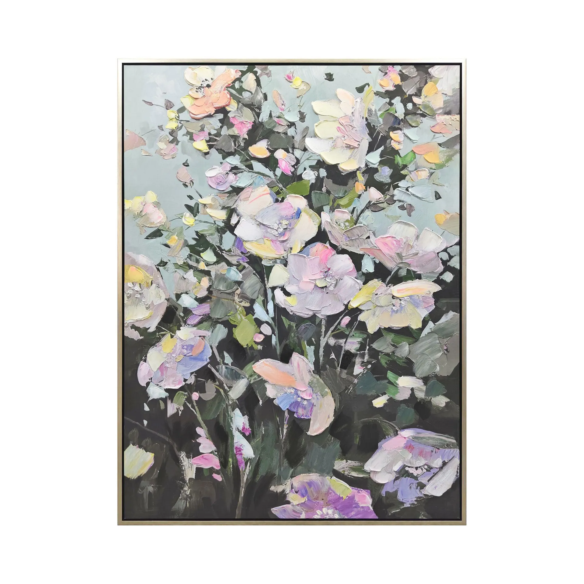 Secret Garden Framed Textured Print 120x160cm