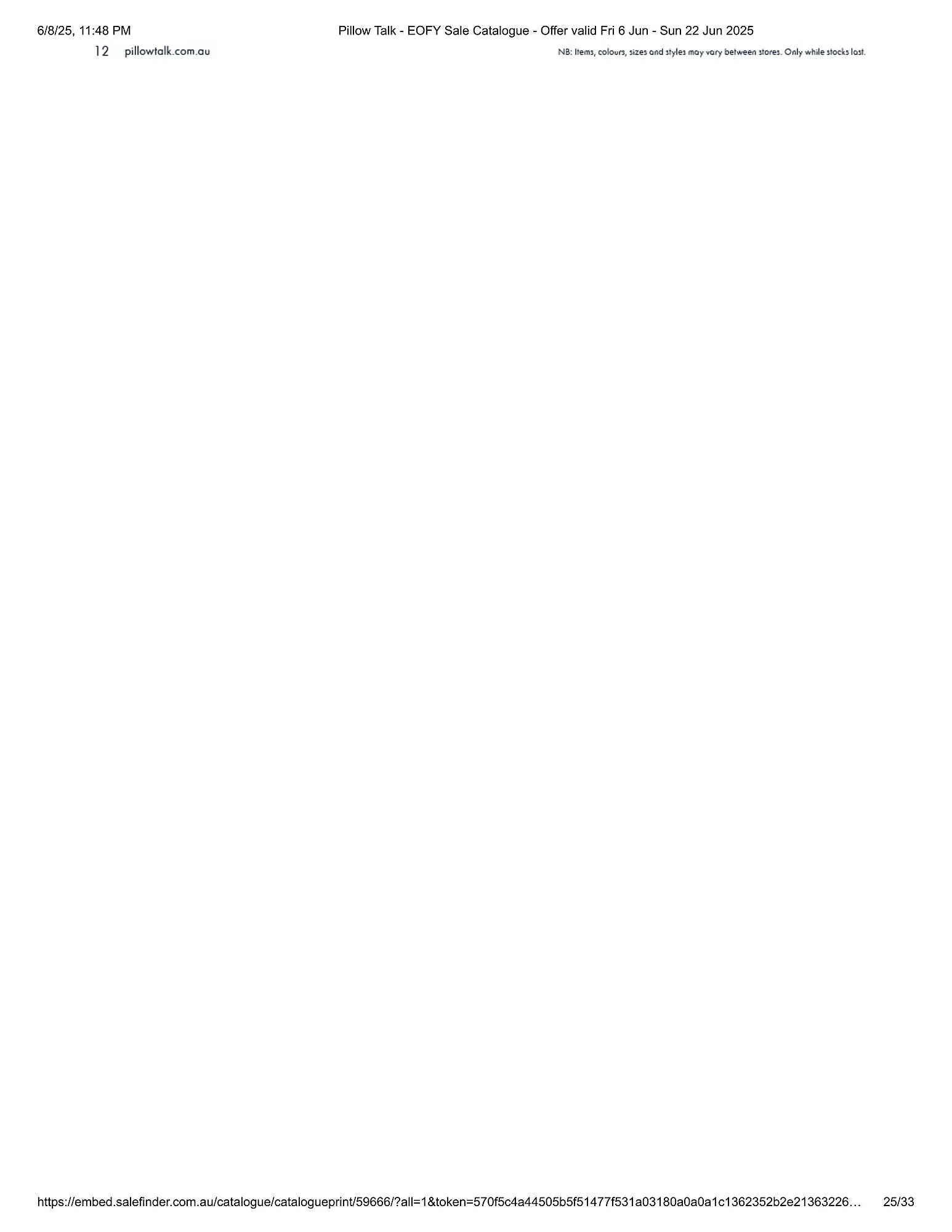 Pillow Talk catalogue - Catalogue valid from 8 June to 22 June 2025 - page 25