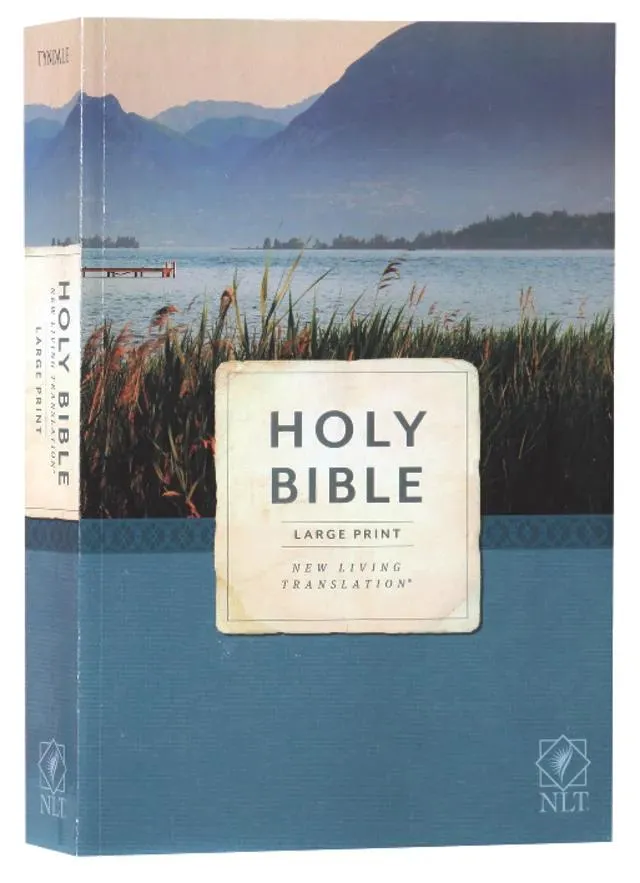 NLT Economy Outreach Bible Large Print (Black Letter)