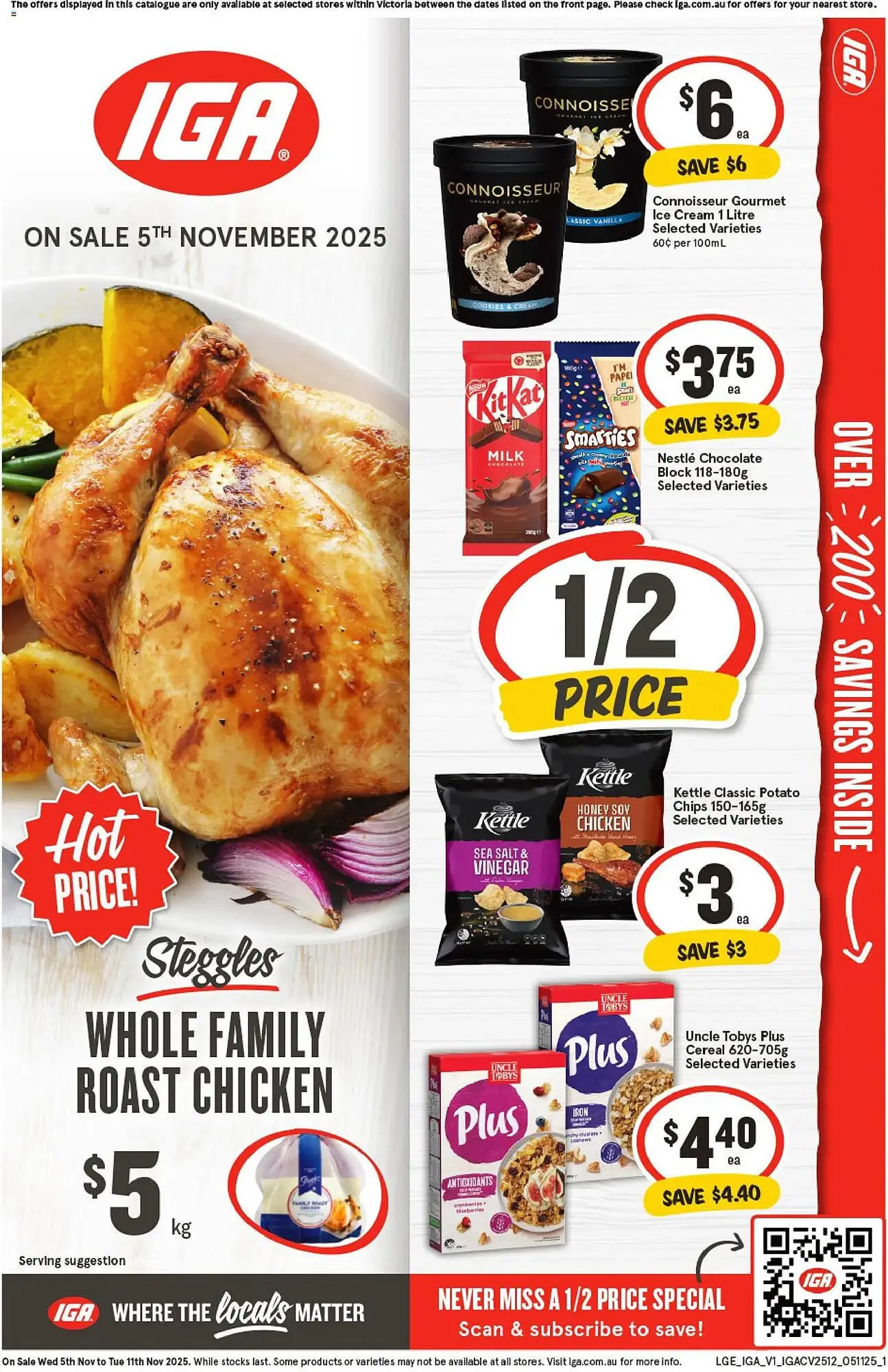 IGA catalogue - Catalogue valid from 5 November to 11 November 2025 - page 1