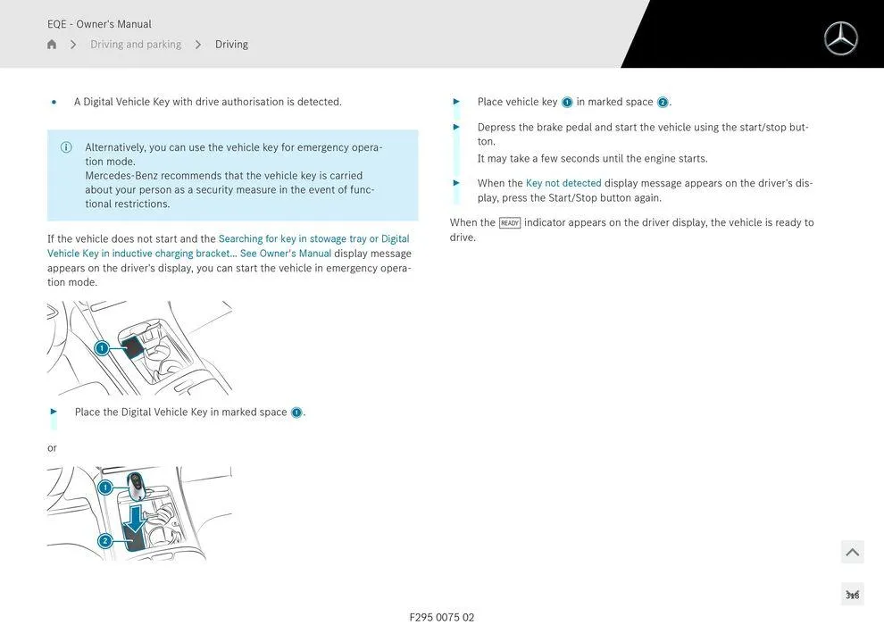 EQE Sedan - Catalogue valid from 11 September to 11 September 2025 - page 318