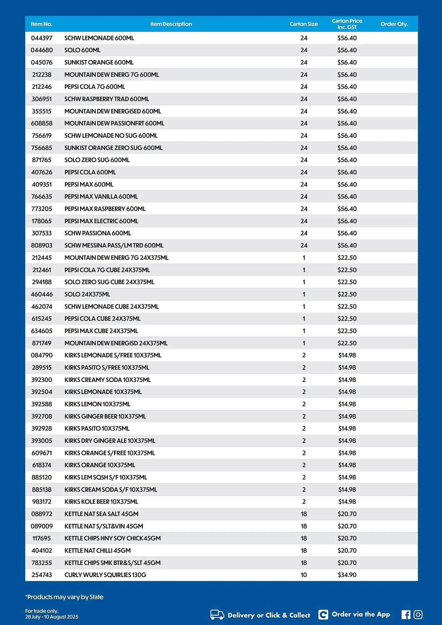 Campbells Wholesale catalogue - Catalogue valid from 28 July to 10 August 2025 - page 2