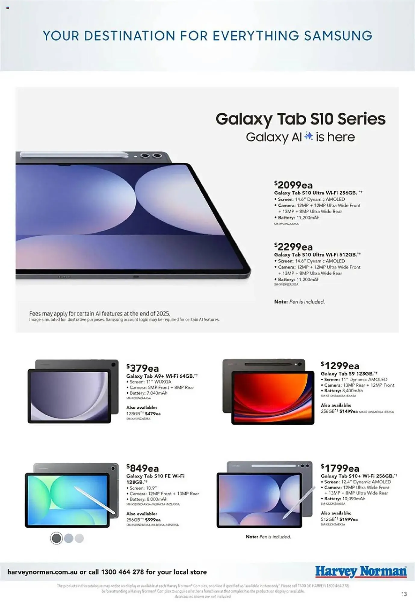 Harvey Norman catalogue - Catalogue valid from 31 July to 13 August 2025 - page 13