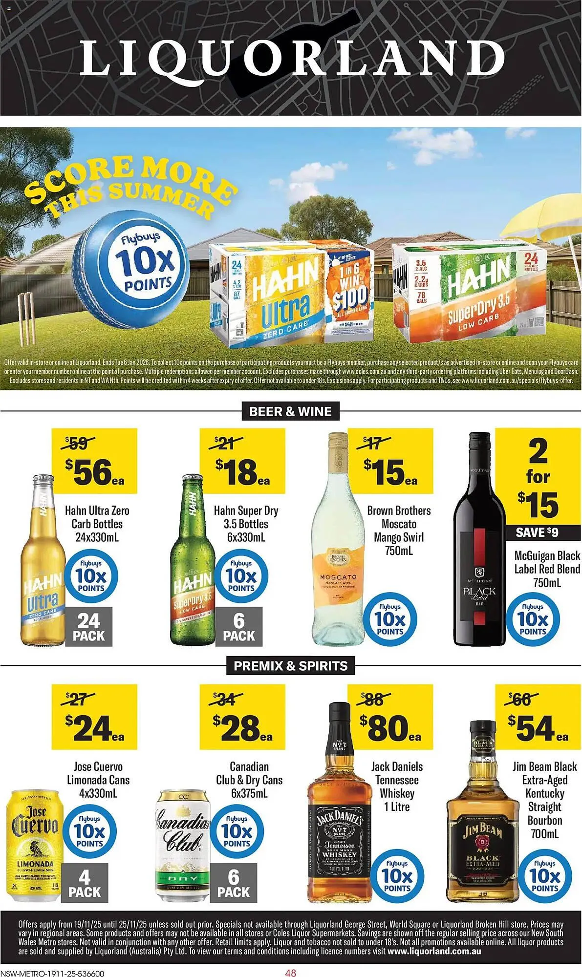 Liquorland catalogue - Catalogue valid from 18 November to 25 November 2025 - page 1