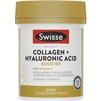 Swisse Beauty Collagen + Hyaluronic Acid Booster 80 Tablets