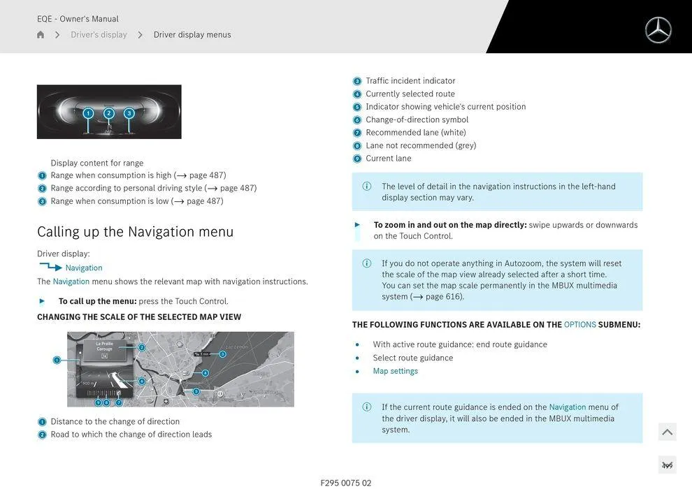 EQE Sedan - Catalogue valid from 11 September to 11 September 2025 - page 499