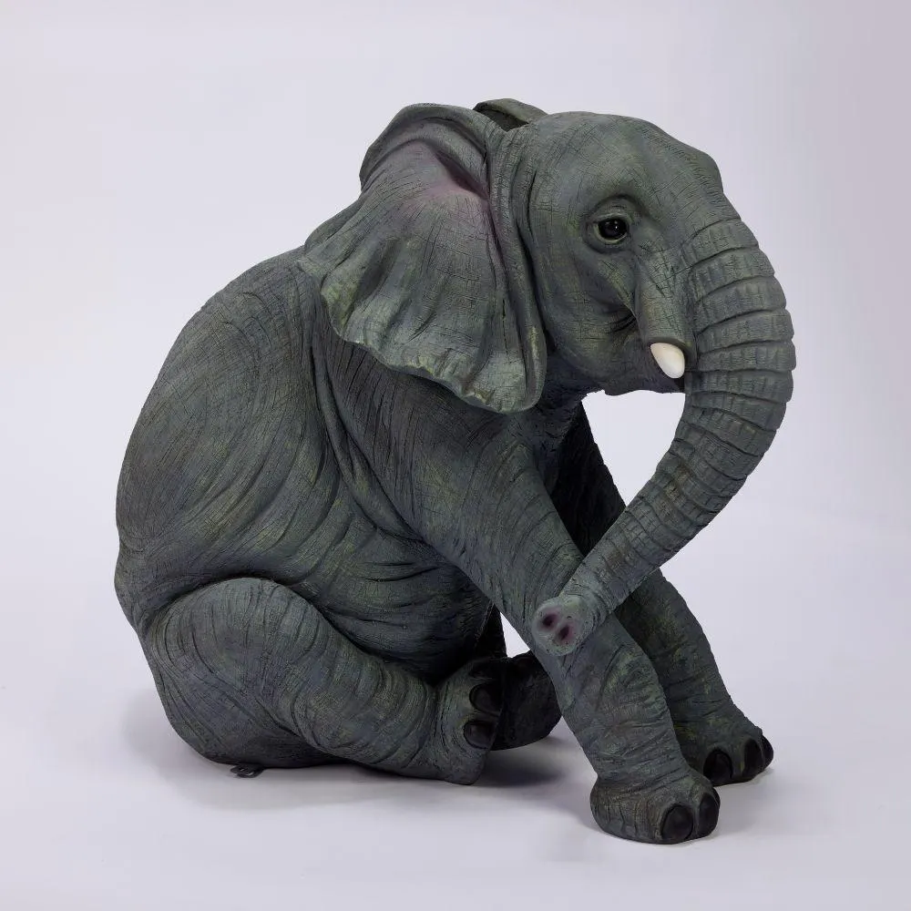 Elephant Sitting 91cm Ea HIRE