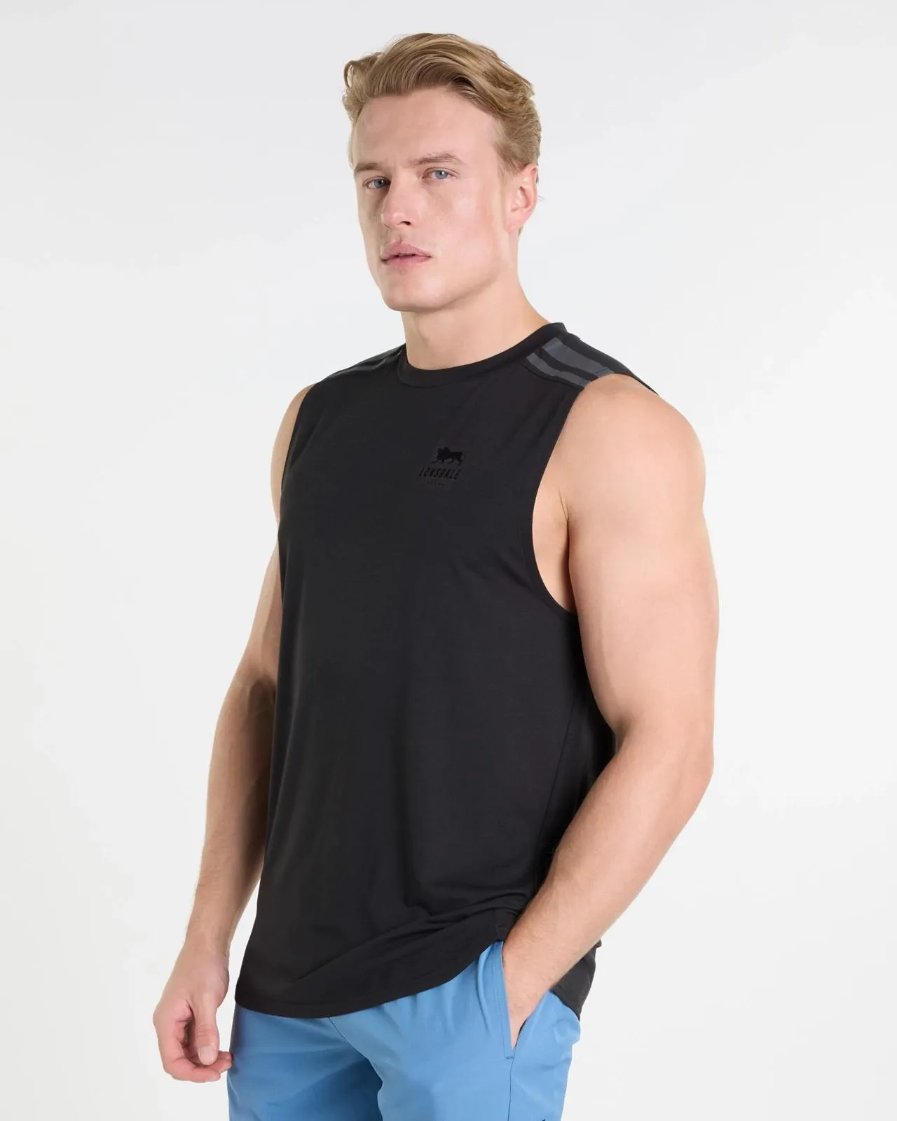 Active Muscle Tank - Lonsdale London - Black