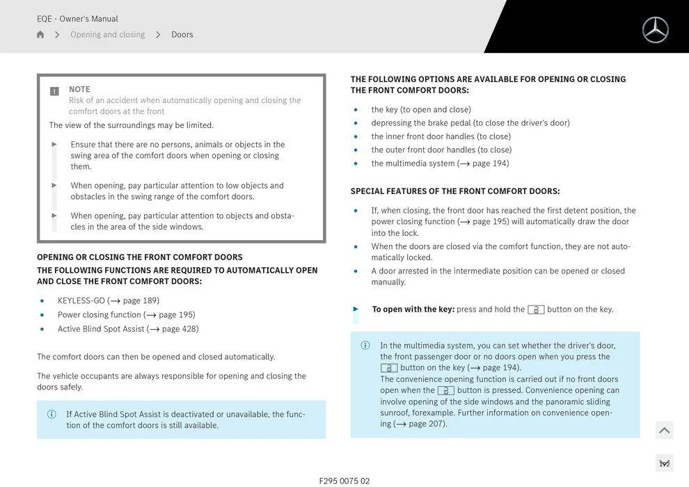 EQE Sedan - Catalogue valid from 11 September to 11 September 2025 - page 192