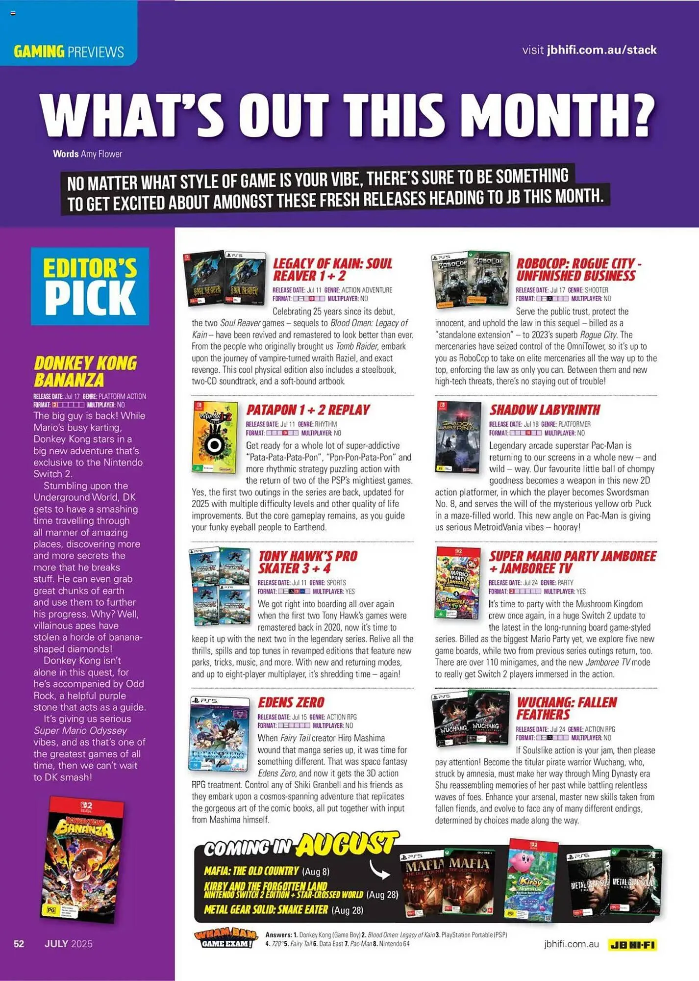 JB Hi-Fi catalogue - Catalogue valid from 30 June to 31 July 2025 - page 52