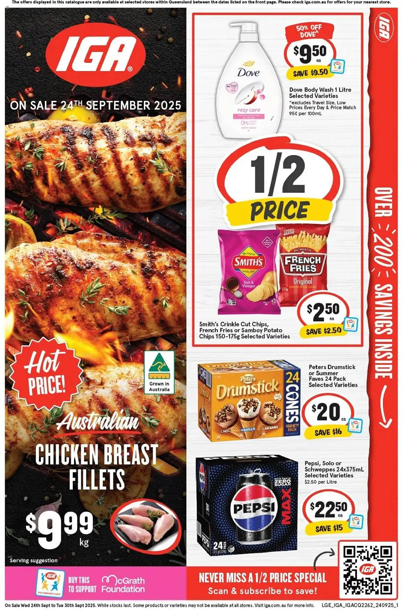 IGA catalogue - Catalogue valid from 23 September to 30 September 2025 - page 1