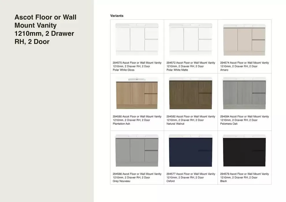 Raymor Vanities Brochure - Catalogue valid from 18 April to 30 April 2025 - page 35