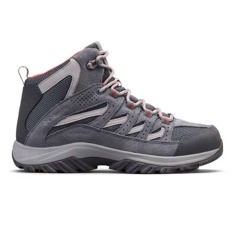 Columbia Women's Crestwood™ Waterproof Mid Hiking Boots Graphite & Daredevil