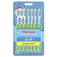 Oral B Toothbrush Fresh Clean Soft 7 Pack