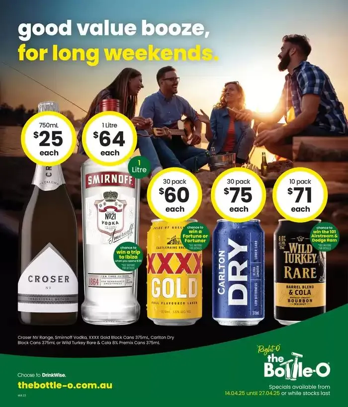 Good Value Booze, For Long Weekends. - 1