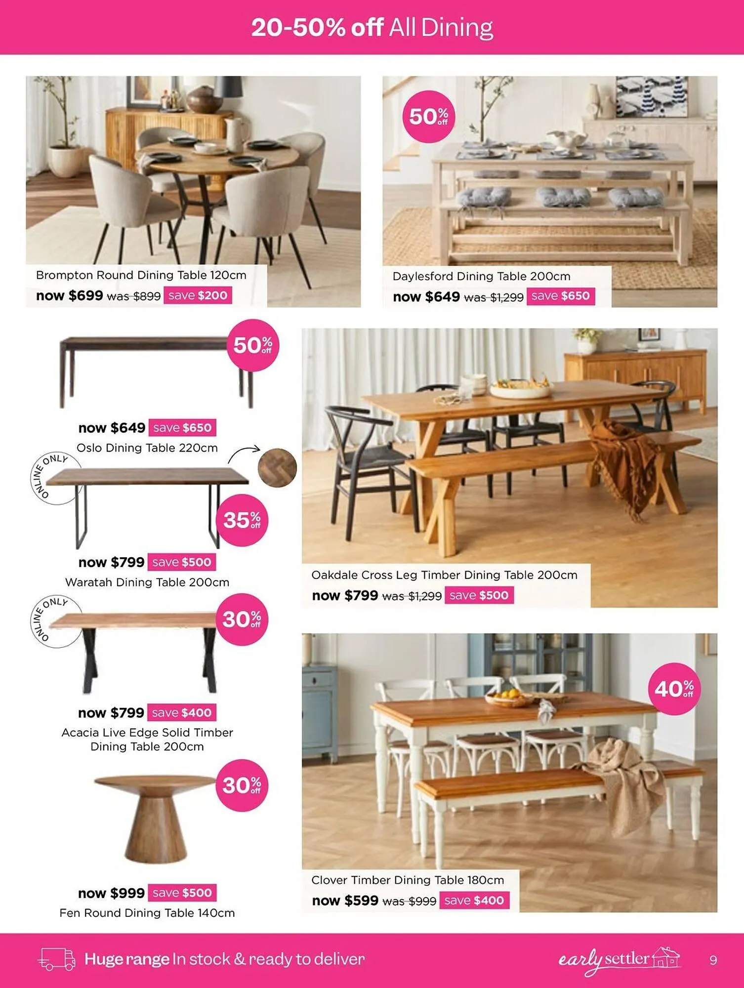 Early Settler catalogue - Catalogue valid from 30 October to 30 November 2025 - page 9