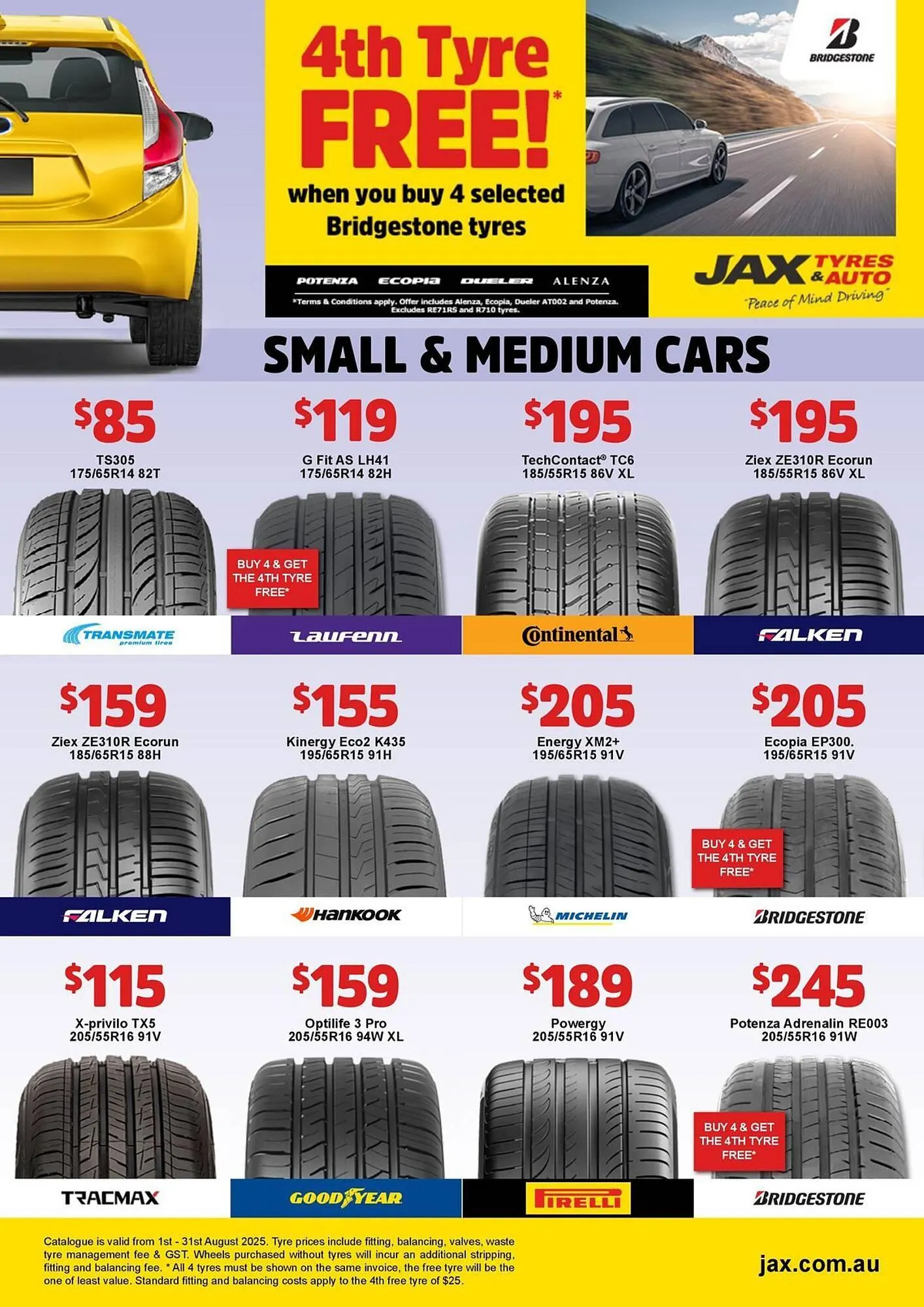 Jax Tyres catalogue - Catalogue valid from 1 August to 31 August 2025 - page 2