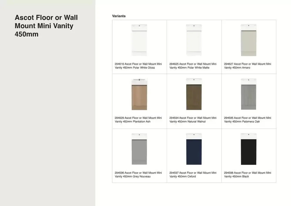 Raymor Vanities Brochure - Catalogue valid from 18 April to 30 April 2025 - page 47