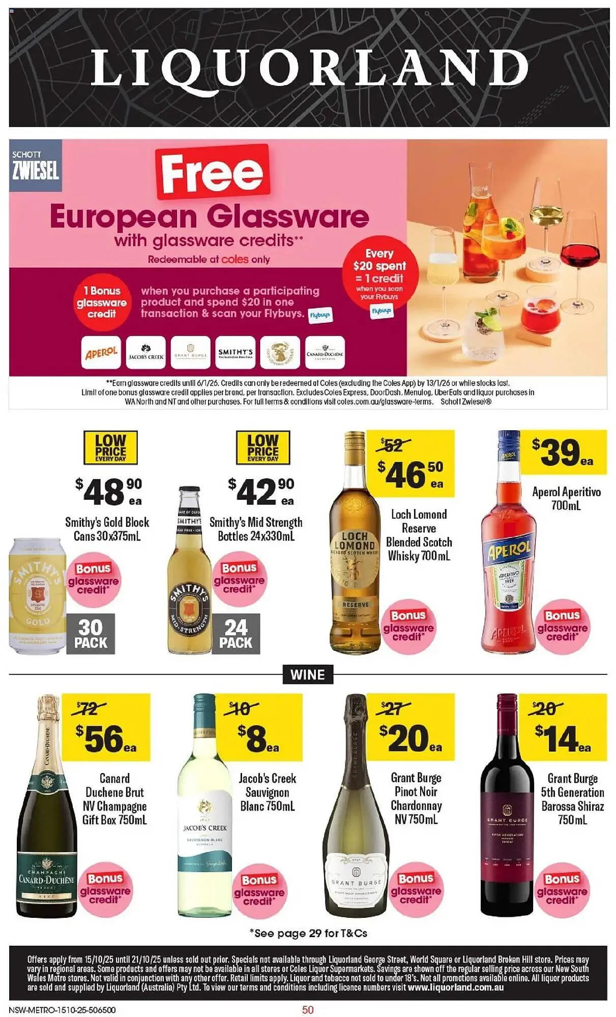 Liquorland catalogue - Catalogue valid from 15 October to 21 October 2025 - page 1