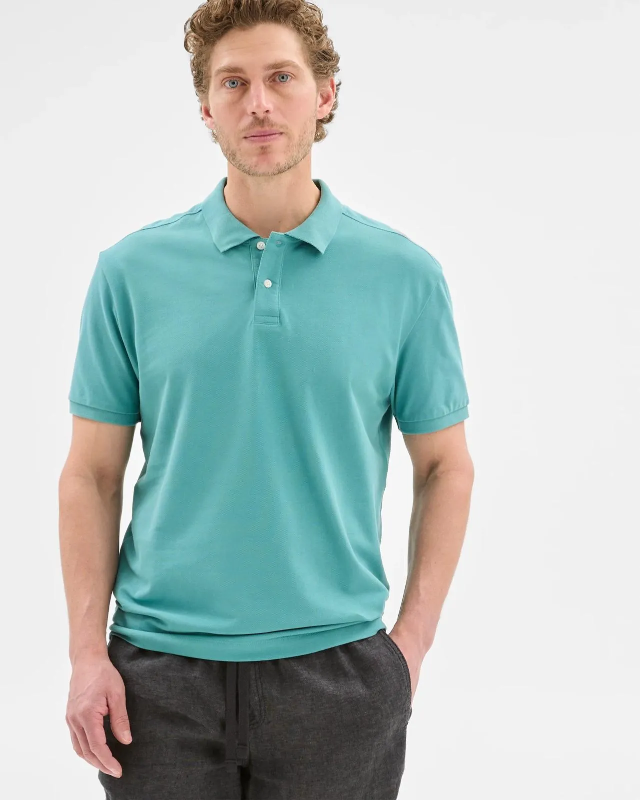 Australian Cotton Pique Polo Top
