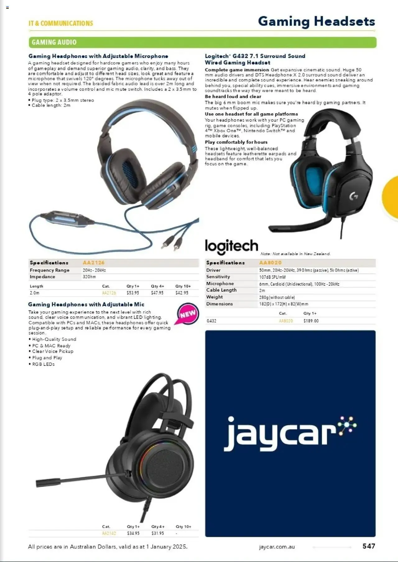 Jaycar Celebrating 40 Years in Electronics - Catalogue valid from 1 January to 29 August 2025 - page 475