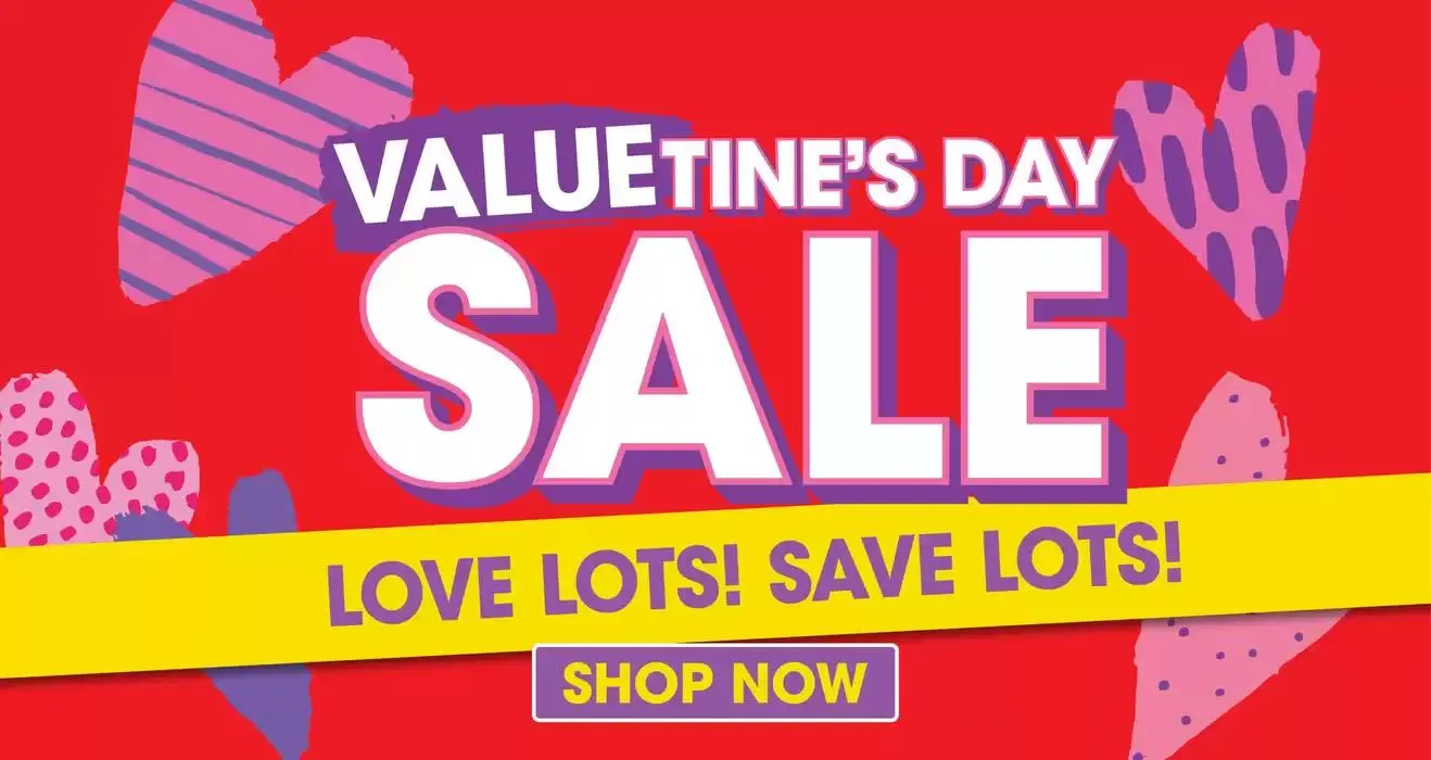 Valuetine's Day Sale - Catalogue valid from 29 January to 10 February 2025 - page 1