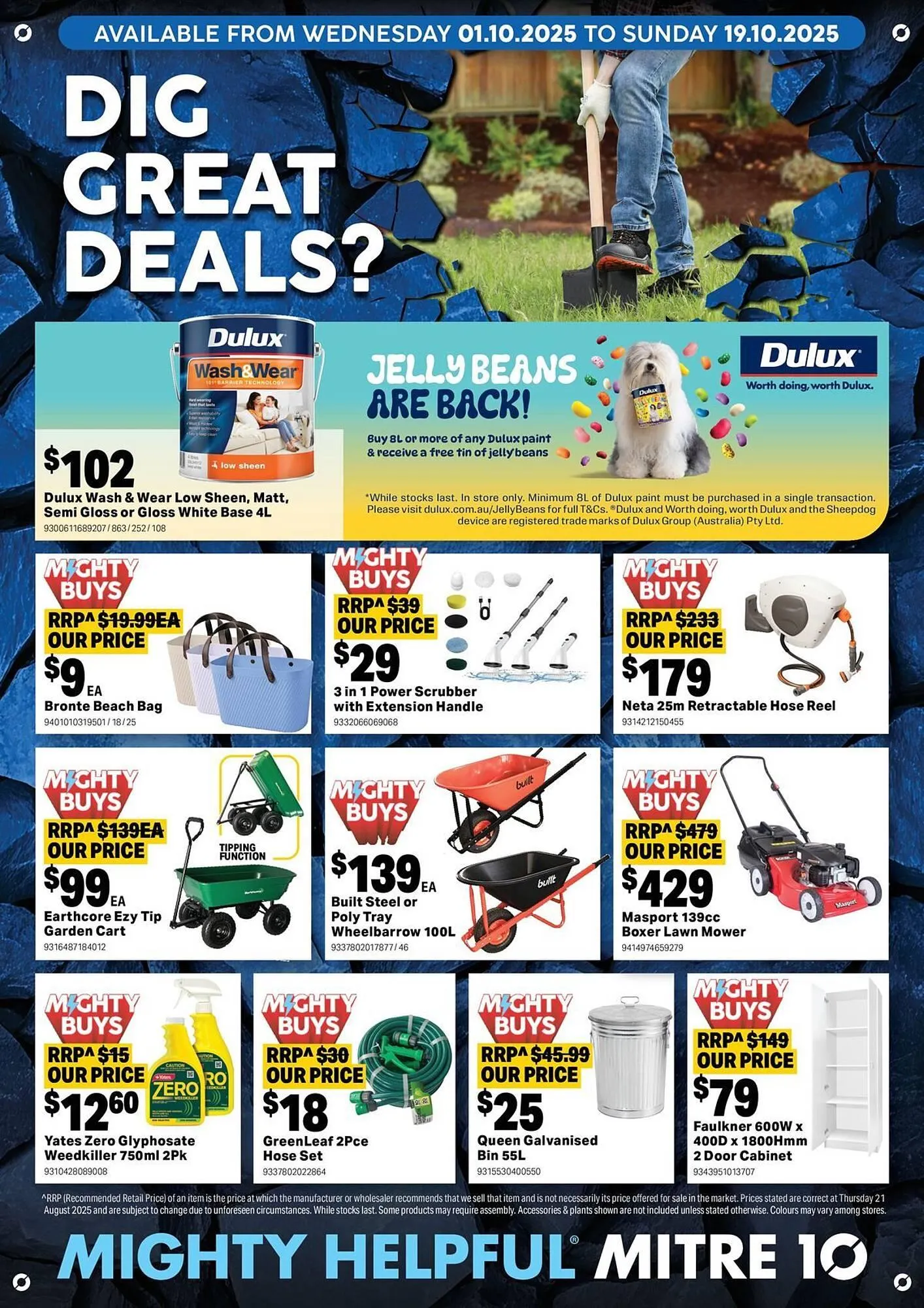 Mitre 10 catalogue - Catalogue valid from 1 October to 19 October 2025 - page 1