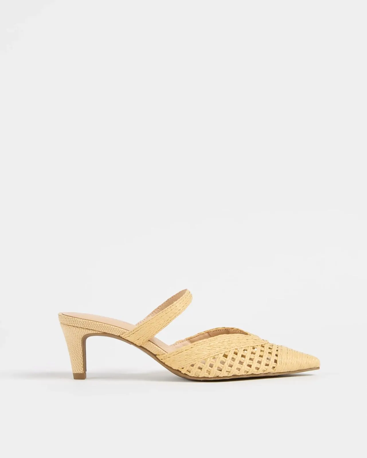 Womens Pointed Heel - Reyna - Natural
