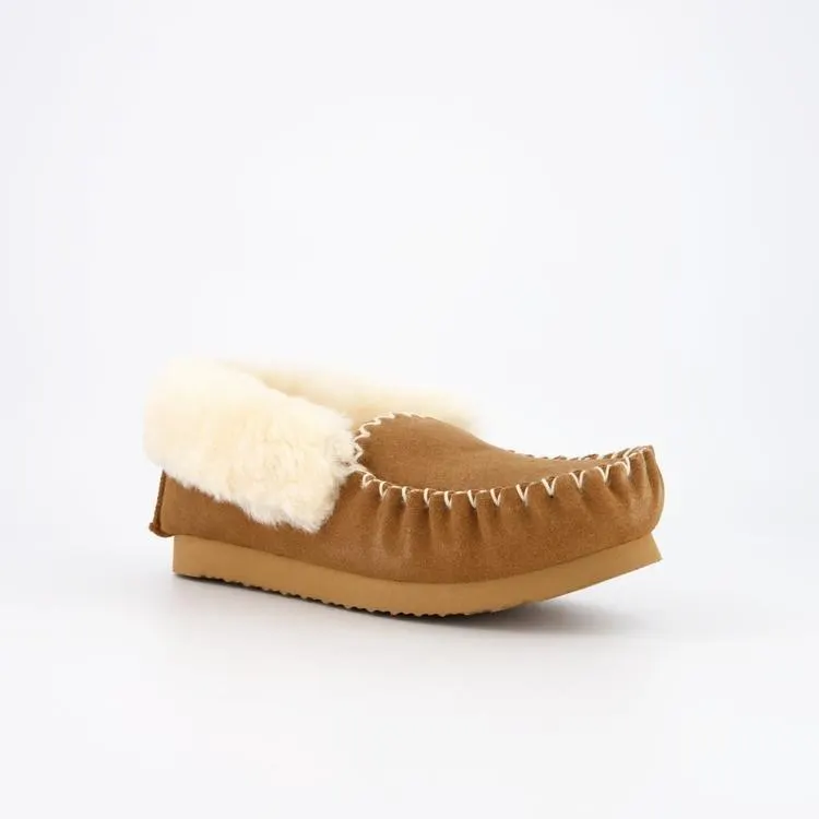 Australian Design Ugg Flinders Men's Stitched Vamp Moccasin Chestnut