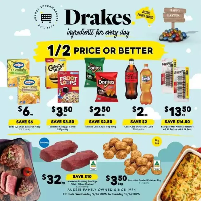 Drakes 09/04 - Catalogue valid from 9 April to 15 April 2025 - page 1