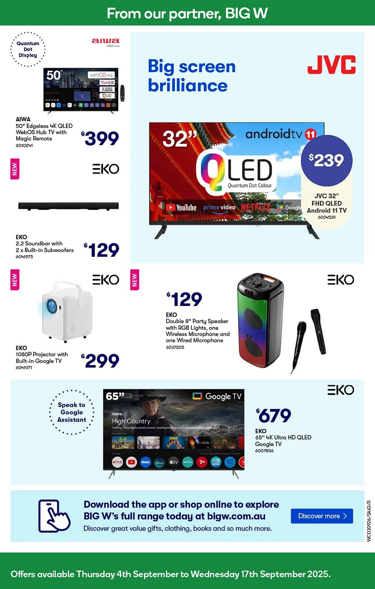 Woolworths catalogue - Catalogue valid from 3 September to 9 September 2025 - page 43