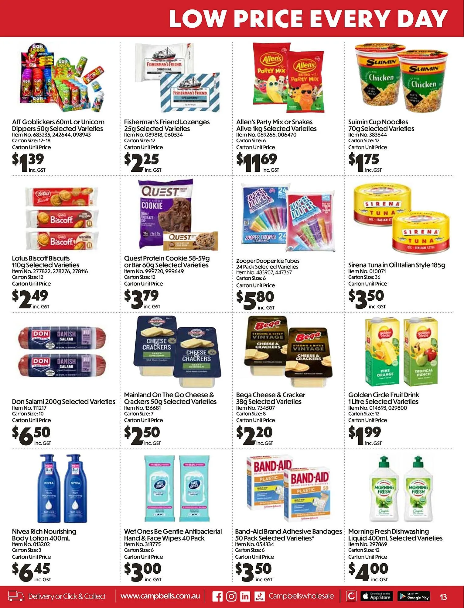 Campbells Wholesale catalogue - Catalogue valid from 25 August to 28 September 2025 - page 13