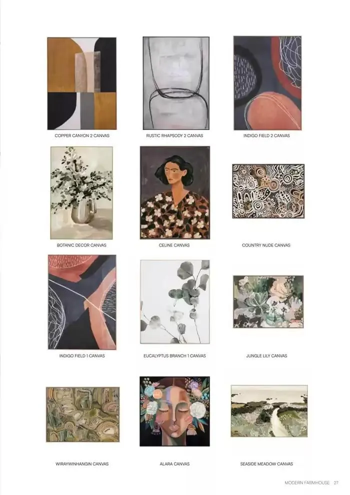 WALL ART by OZ Design. - Catalogue valid from 4 December to 7 March 2025 - page 27