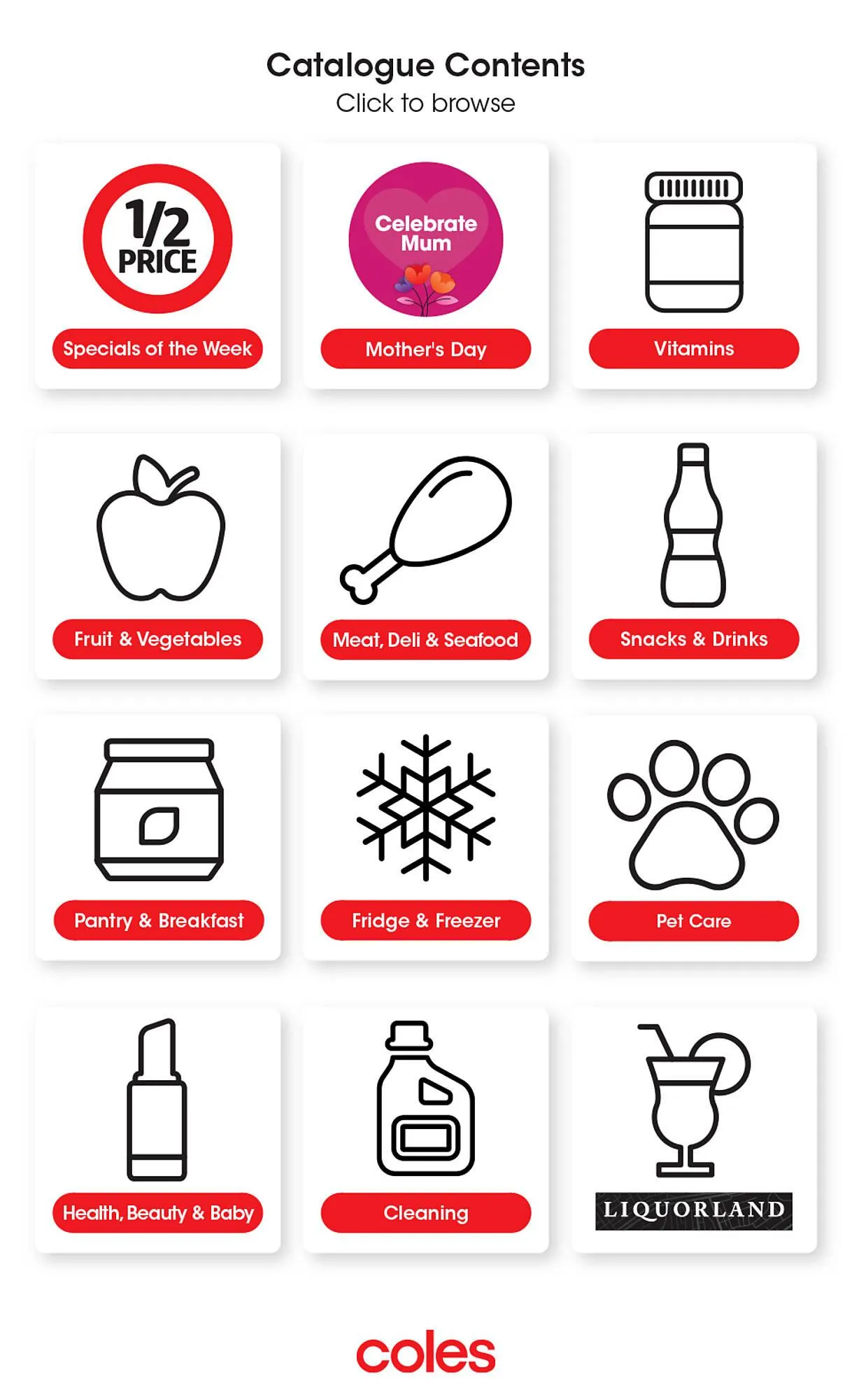 Coles catalogue - Catalogue valid from 30 April to 6 May 2025 - page 1