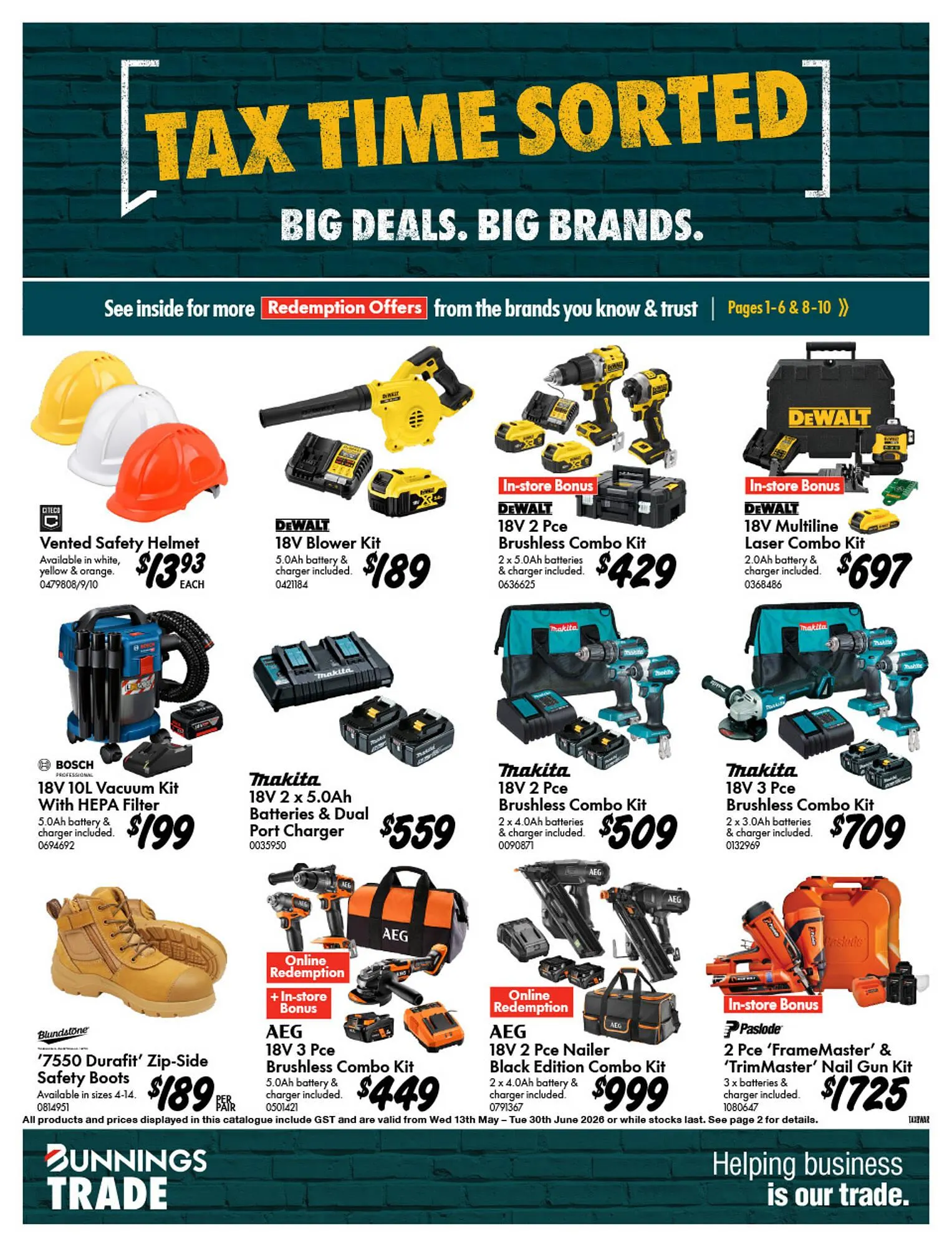 Bunnings catalogue - Catalogue valid from 13 May to 30 June 2026 - page 1
