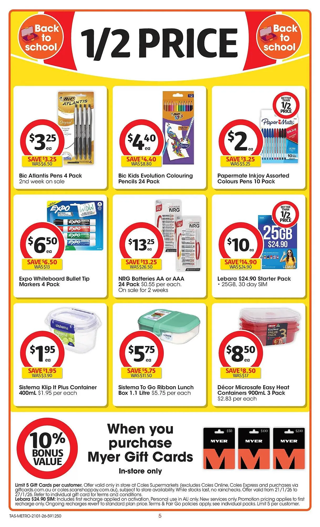 Coles catalogue - Catalogue valid from 21 January to 27 January 2026 - page 5