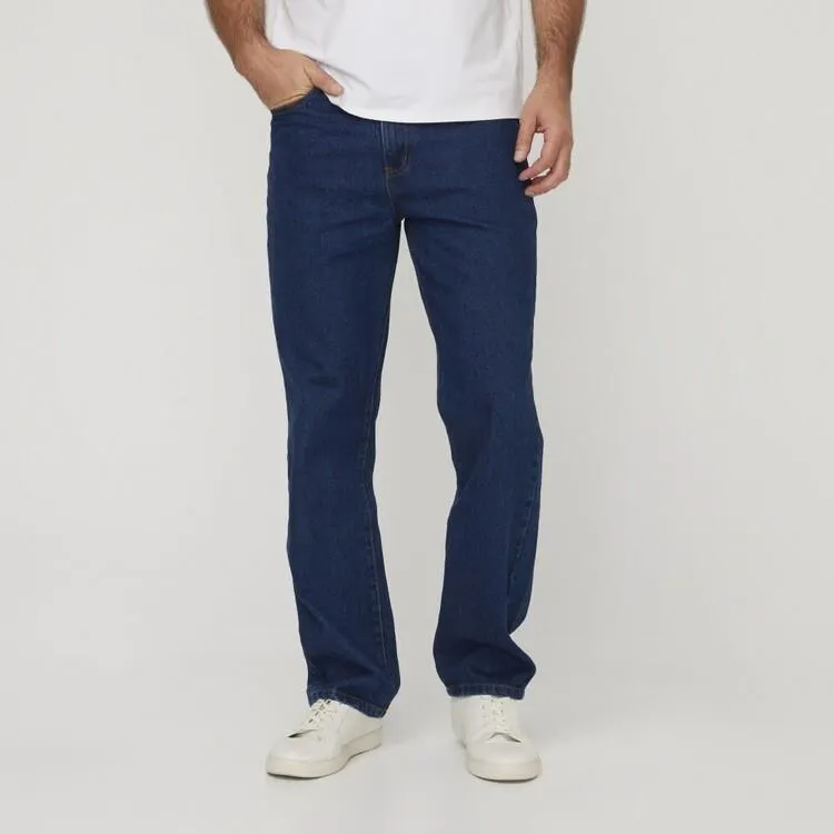 Amco Men's Rigid Stonewash Denim Jean