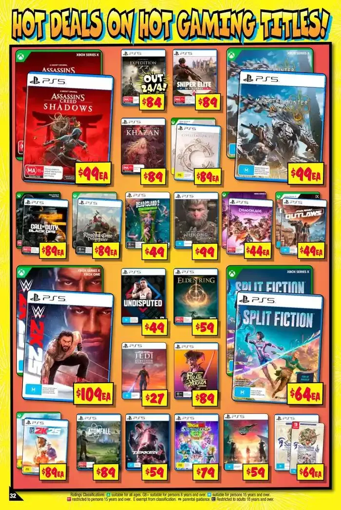 Entertainment Extravaganza! - Catalogue valid from 7 April to 20 April 2025 - page 32