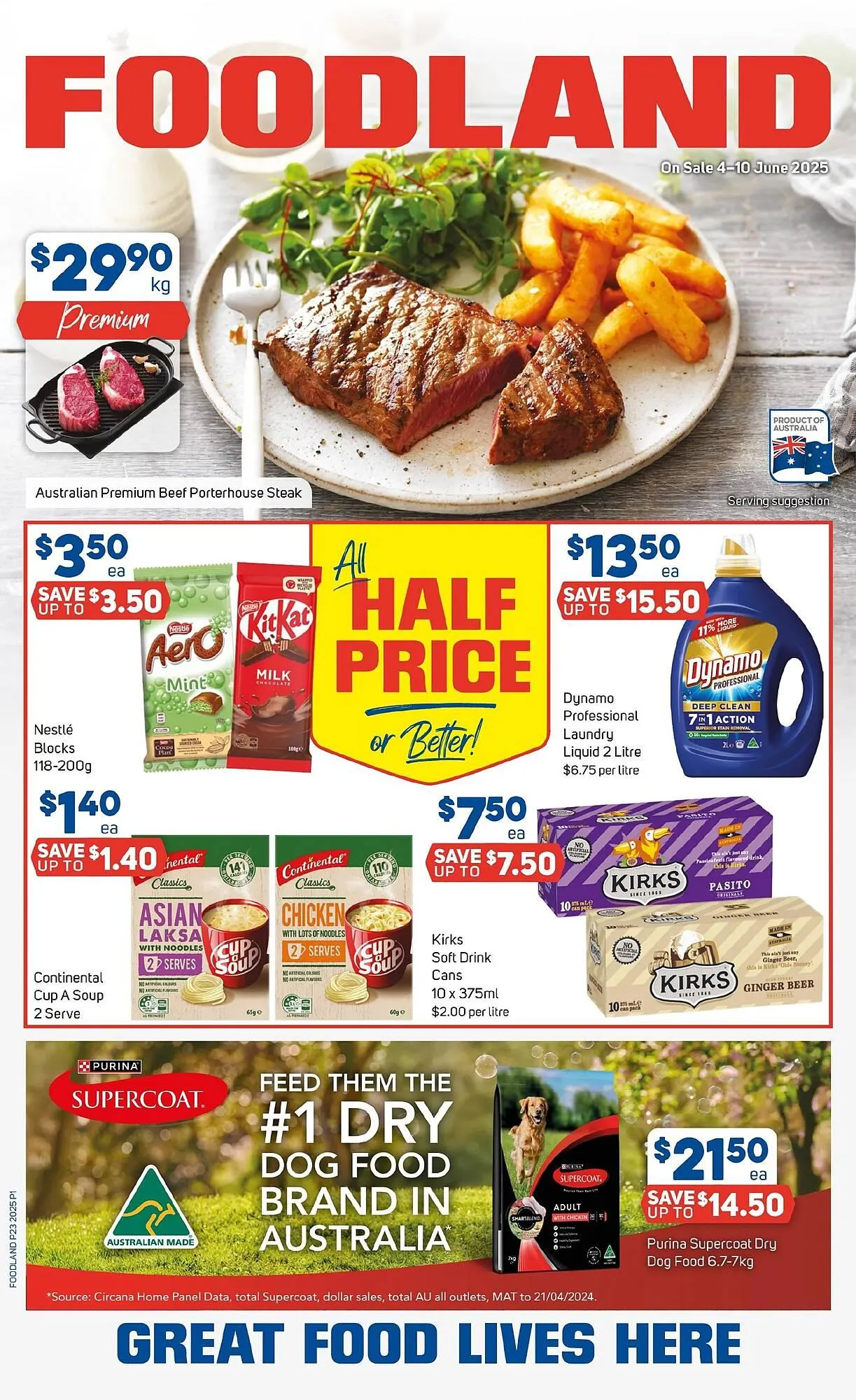 Foodland catalogue - Catalogue valid from 4 June to 10 June 2025 - page 1