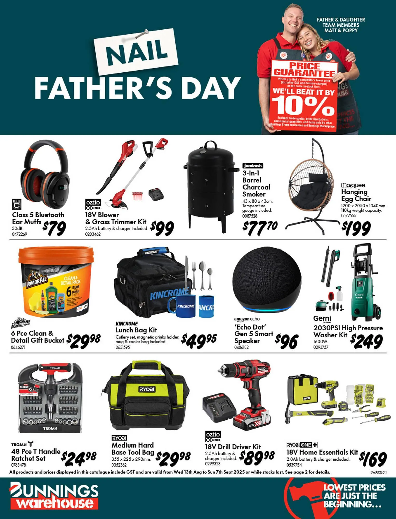 Bunnings catalogue - Catalogue valid from 13 August to 7 September 2025 - page 1