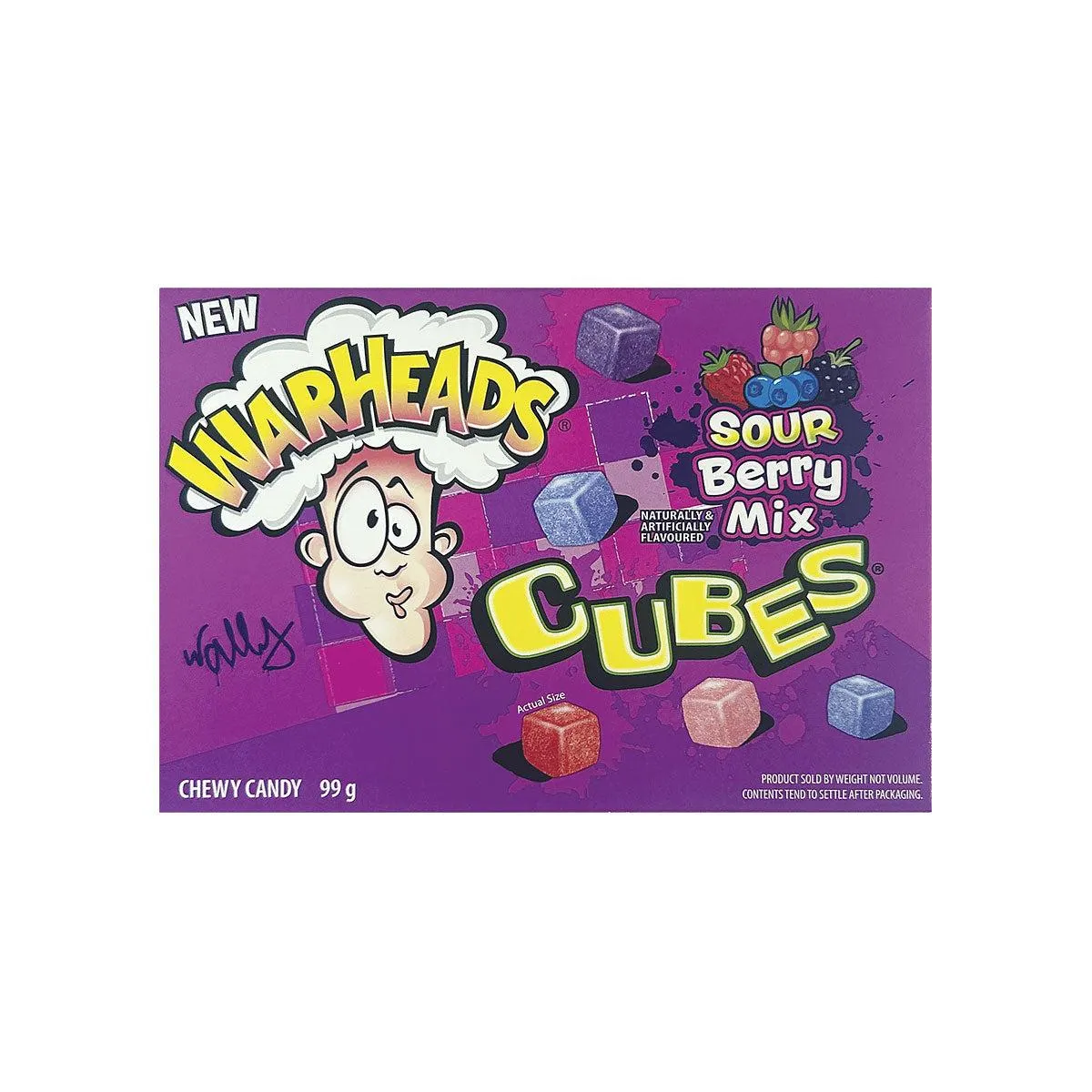 Warheads Sour Berry Cube 99g
