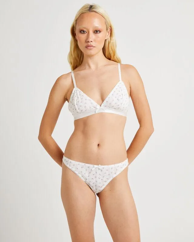 Penny Pointelle Bralette