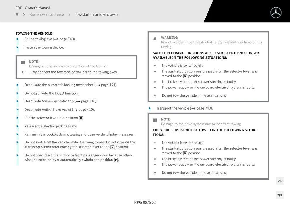 EQE Sedan - Catalogue valid from 11 September to 11 September 2025 - page 739
