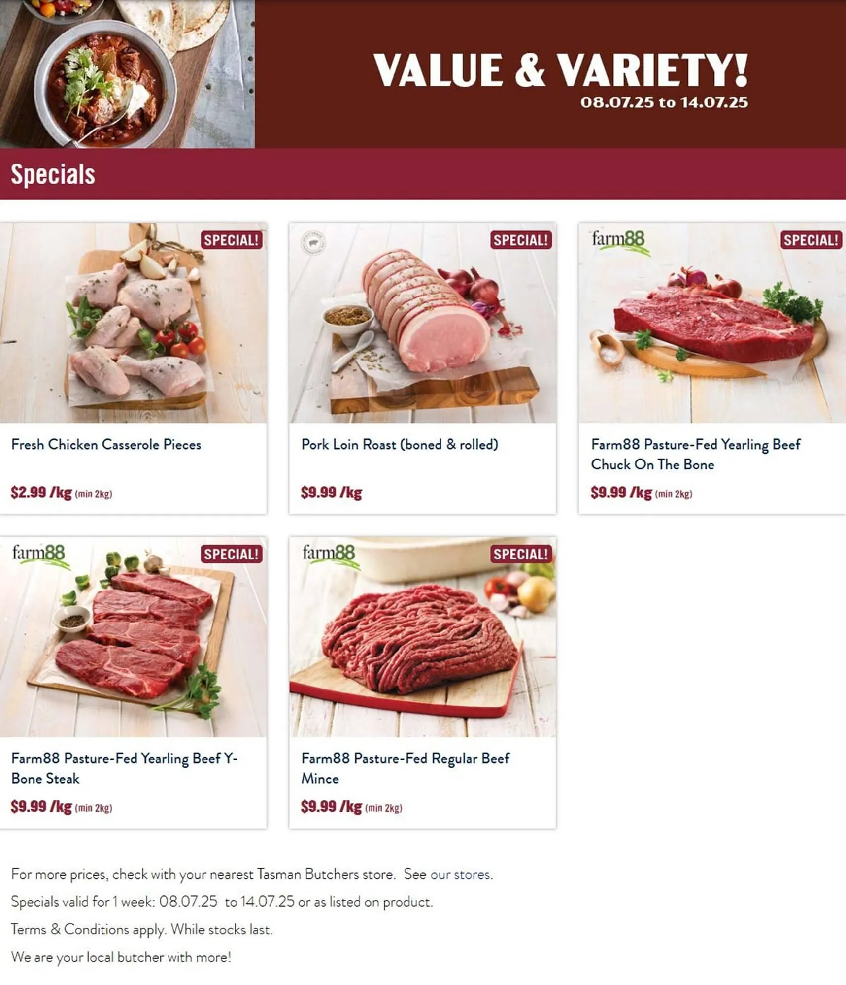 Tasman Butchers catalogue - 1