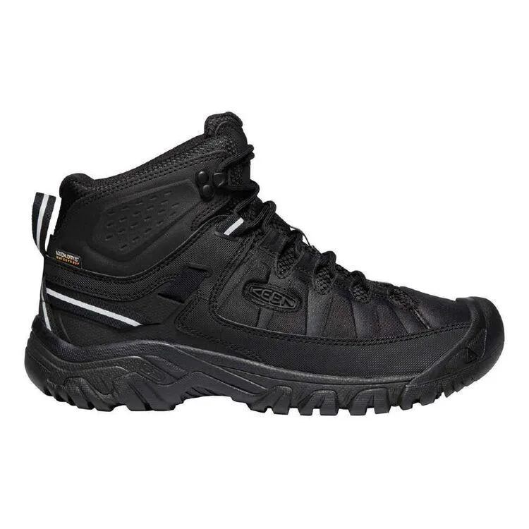 KEEN Men's Targhee Expedition Mid Waterproof Boots Black & Black