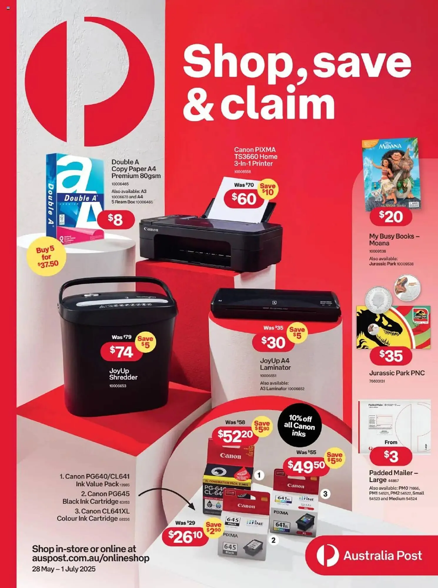 Australia Post catalogue - Catalogue valid from 27 May to 1 July 2025 - page 1