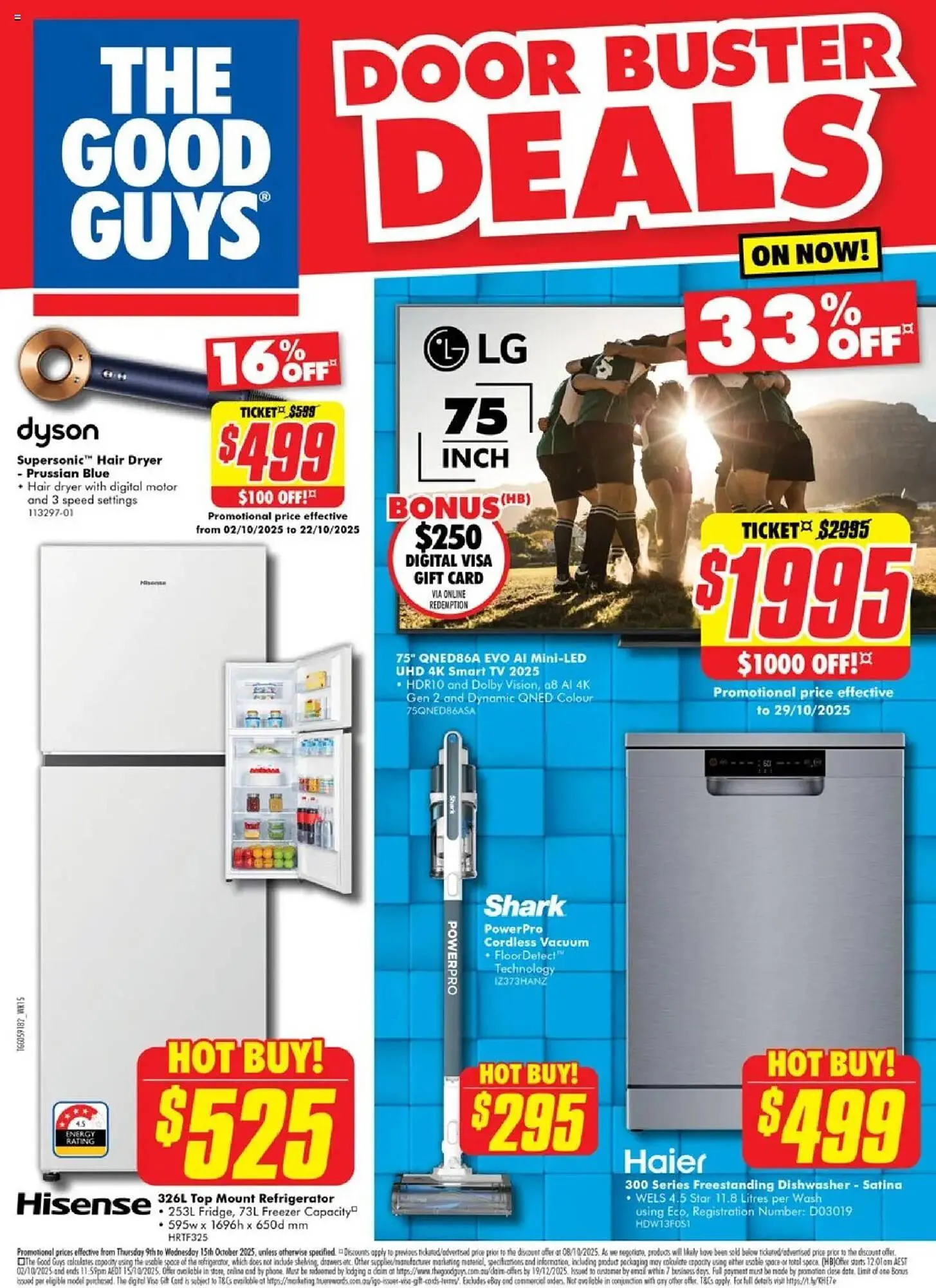 The Good Guys catalogue - Catalogue valid from 9 October to 15 October 2025 - page 1